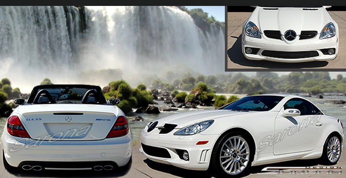 Custom Mercedes SLK  Coupe Body Kit (2005 - 2011) - $1490.00 (Manufacturer Sarona, Part #MB-108-KT)